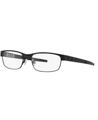 Men's Square Metal Plate Eyeglasses, OX5038
